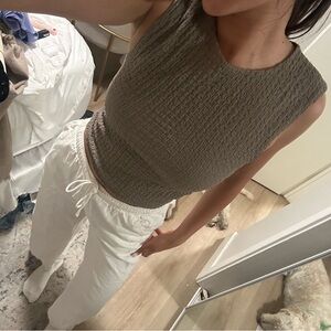 Brand new Abercrombie and fitch ruched top